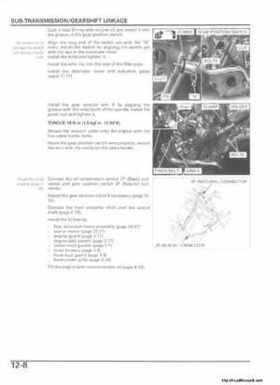 2006 Honda TRX680 Rincon Factory Service Manual, Page 260