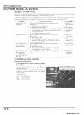 2006 Honda TRX680 Rincon Factory Service Manual, Page 288