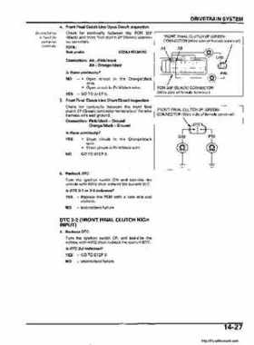 2006 Honda TRX680 Rincon Factory Service Manual, Page 309