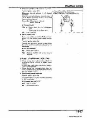 2006 Honda TRX680 Rincon Factory Service Manual, Page 319