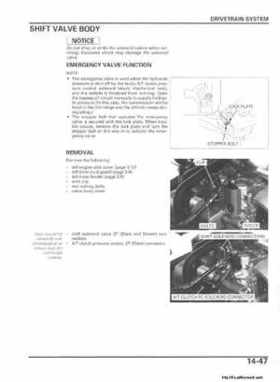 2006 Honda TRX680 Rincon Factory Service Manual, Page 329