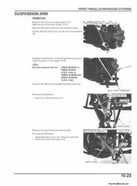 2006 Honda TRX680 Rincon Factory Service Manual, Page 379