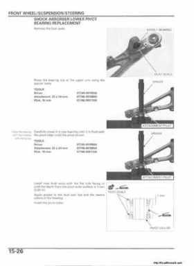 2006 Honda TRX680 Rincon Factory Service Manual, Page 382
