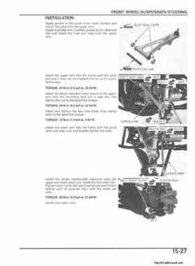 2006 Honda TRX680 Rincon Factory Service Manual, Page 383