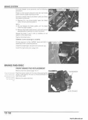 2006 Honda TRX680 Rincon Factory Service Manual, Page 417