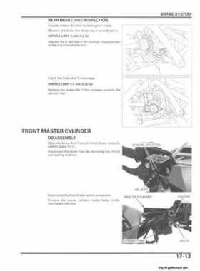 2006 Honda TRX680 Rincon Factory Service Manual, Page 420