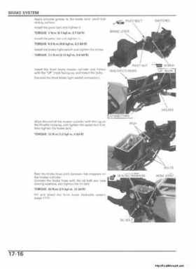 2006 Honda TRX680 Rincon Factory Service Manual, Page 423