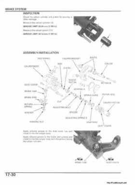 2006 Honda TRX680 Rincon Factory Service Manual, Page 437