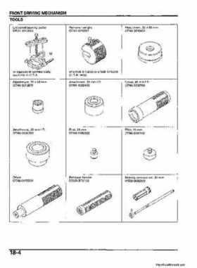 2006 Honda TRX680 Rincon Factory Service Manual, Page 448