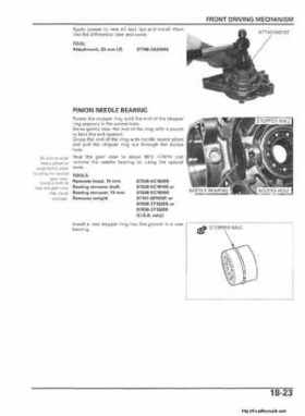 2006 Honda TRX680 Rincon Factory Service Manual, Page 467