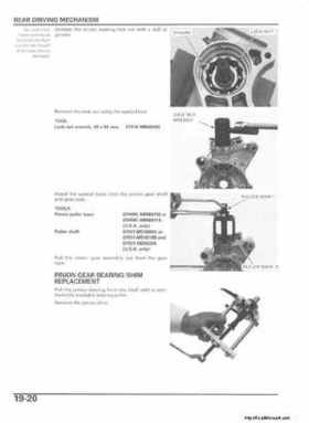 2006 Honda TRX680 Rincon Factory Service Manual, Page 496