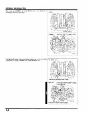 2007-2009 Honda TRX300EX TRX300X service manual, Page 8