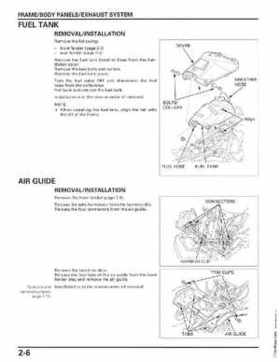 2007-2009 Honda TRX300EX TRX300X service manual, Page 34