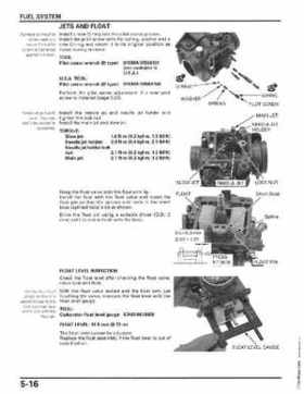 2007-2009 Honda TRX300EX TRX300X service manual, Page 93