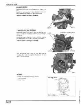2007-2009 Honda TRX300EX TRX300X service manual, Page 97