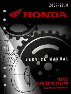 2007-2010 Honda FourTrax Rancher 420 TRX420 TRX Service Manual, Page 1