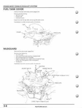 2007-2010 Honda FourTrax Rancher 420 TRX420 TRX Service Manual, Page 86