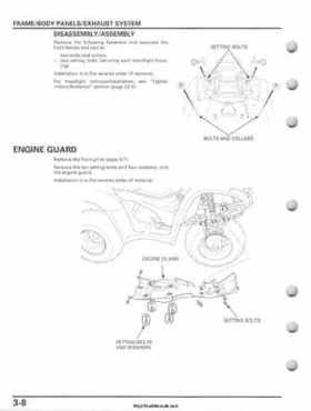 2007-2010 Honda FourTrax Rancher 420 TRX420 TRX Service Manual, Page 88