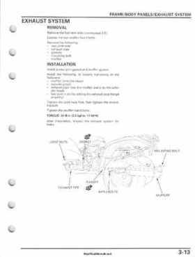 2007-2010 Honda FourTrax Rancher 420 TRX420 TRX Service Manual, Page 93
