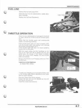 2007-2010 Honda FourTrax Rancher 420 TRX420 TRX Service Manual, Page 101