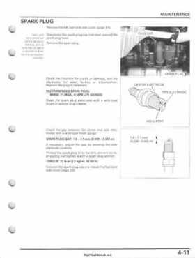 2007-2010 Honda FourTrax Rancher 420 TRX420 TRX Service Manual, Page 105