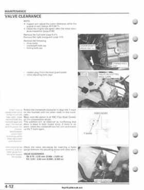 2007-2010 Honda FourTrax Rancher 420 TRX420 TRX Service Manual, Page 106