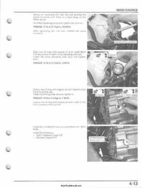 2007-2010 Honda FourTrax Rancher 420 TRX420 TRX Service Manual, Page 107
