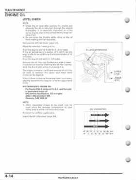 2007-2010 Honda FourTrax Rancher 420 TRX420 TRX Service Manual, Page 108