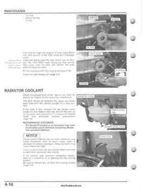 2007-2010 Honda FourTrax Rancher 420 TRX420 TRX Service Manual, Page 110