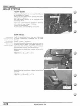 2007-2010 Honda FourTrax Rancher 420 TRX420 TRX Service Manual, Page 118