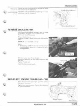 2007-2010 Honda FourTrax Rancher 420 TRX420 TRX Service Manual, Page 119