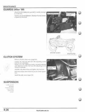 2007-2010 Honda FourTrax Rancher 420 TRX420 TRX Service Manual, Page 120