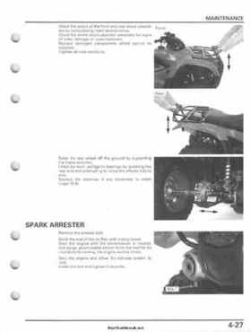 2007-2010 Honda FourTrax Rancher 420 TRX420 TRX Service Manual, Page 121
