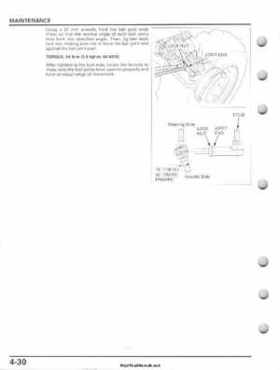 2007-2010 Honda FourTrax Rancher 420 TRX420 TRX Service Manual, Page 124