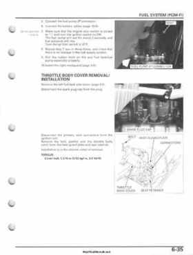 2007-2010 Honda FourTrax Rancher 420 TRX420 TRX Service Manual, Page 165