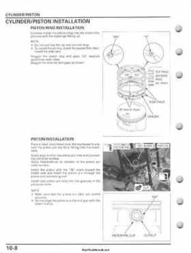 2007-2010 Honda FourTrax Rancher 420 TRX420 TRX Service Manual, Page 251