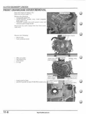 2007-2010 Honda FourTrax Rancher 420 TRX420 TRX Service Manual, Page 258