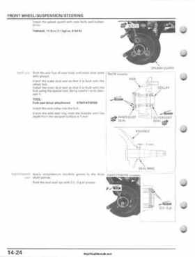 2007-2010 Honda FourTrax Rancher 420 TRX420 TRX Service Manual, Page 334