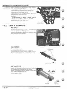 2007-2010 Honda FourTrax Rancher 420 TRX420 TRX Service Manual, Page 338