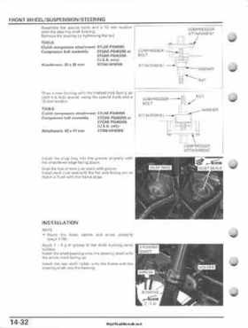 2007-2010 Honda FourTrax Rancher 420 TRX420 TRX Service Manual, Page 342