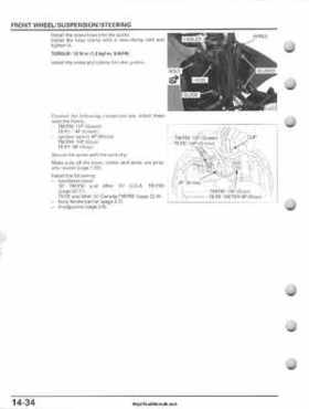 2007-2010 Honda FourTrax Rancher 420 TRX420 TRX Service Manual, Page 344