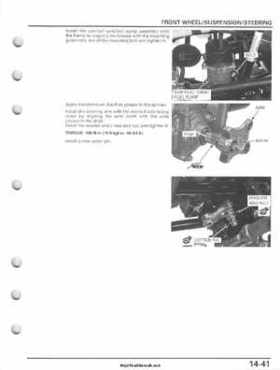 2007-2010 Honda FourTrax Rancher 420 TRX420 TRX Service Manual, Page 351