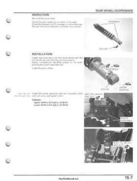 2007-2010 Honda FourTrax Rancher 420 TRX420 TRX Service Manual, Page 363