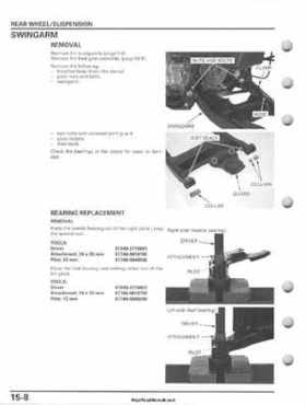 2007-2010 Honda FourTrax Rancher 420 TRX420 TRX Service Manual, Page 364