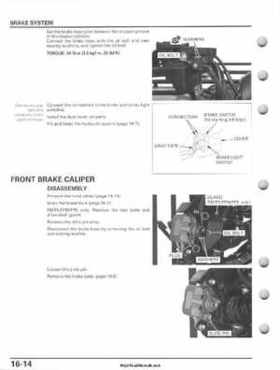 2007-2010 Honda FourTrax Rancher 420 TRX420 TRX Service Manual, Page 380
