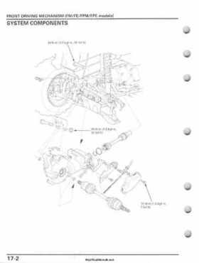 2007-2010 Honda FourTrax Rancher 420 TRX420 TRX Service Manual, Page 394