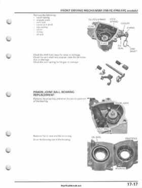 2007-2010 Honda FourTrax Rancher 420 TRX420 TRX Service Manual, Page 409