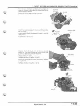 2007-2010 Honda FourTrax Rancher 420 TRX420 TRX Service Manual, Page 413