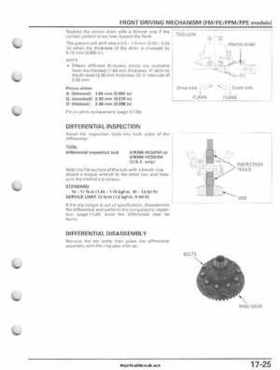 2007-2010 Honda FourTrax Rancher 420 TRX420 TRX Service Manual, Page 417