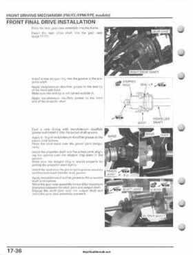 2007-2010 Honda FourTrax Rancher 420 TRX420 TRX Service Manual, Page 428